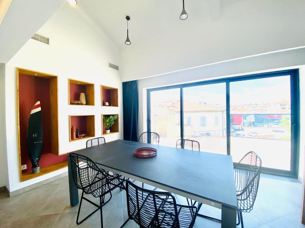 Апартаменты Duplex 120M2 Terrasse Vue Sur Ним Экстерьер фото